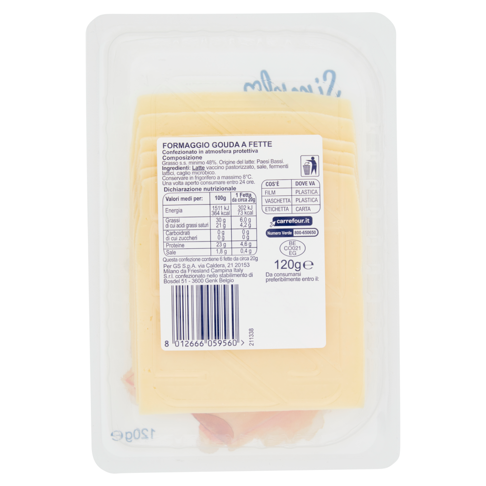 Simpl Fettine di Gouda 120 g