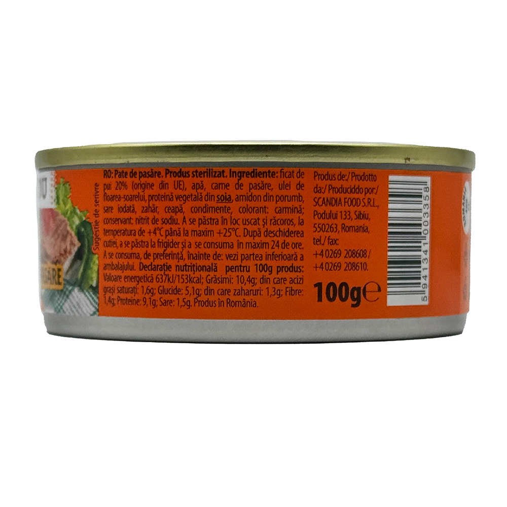 PATE DI FEGATO DI POLLO 100g