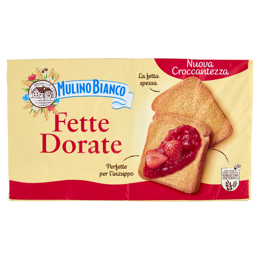 Mulino Bianco Fette Biscottate Dorate 630g