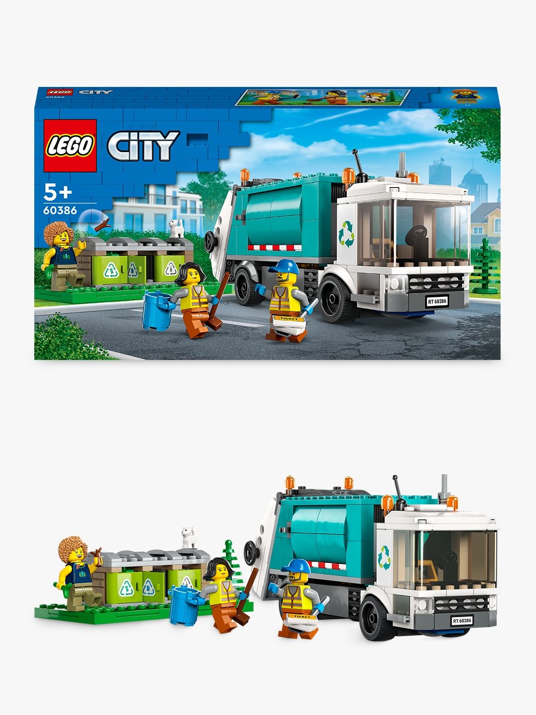 LEGO City Camion per il riciclaggio dei rifiuti