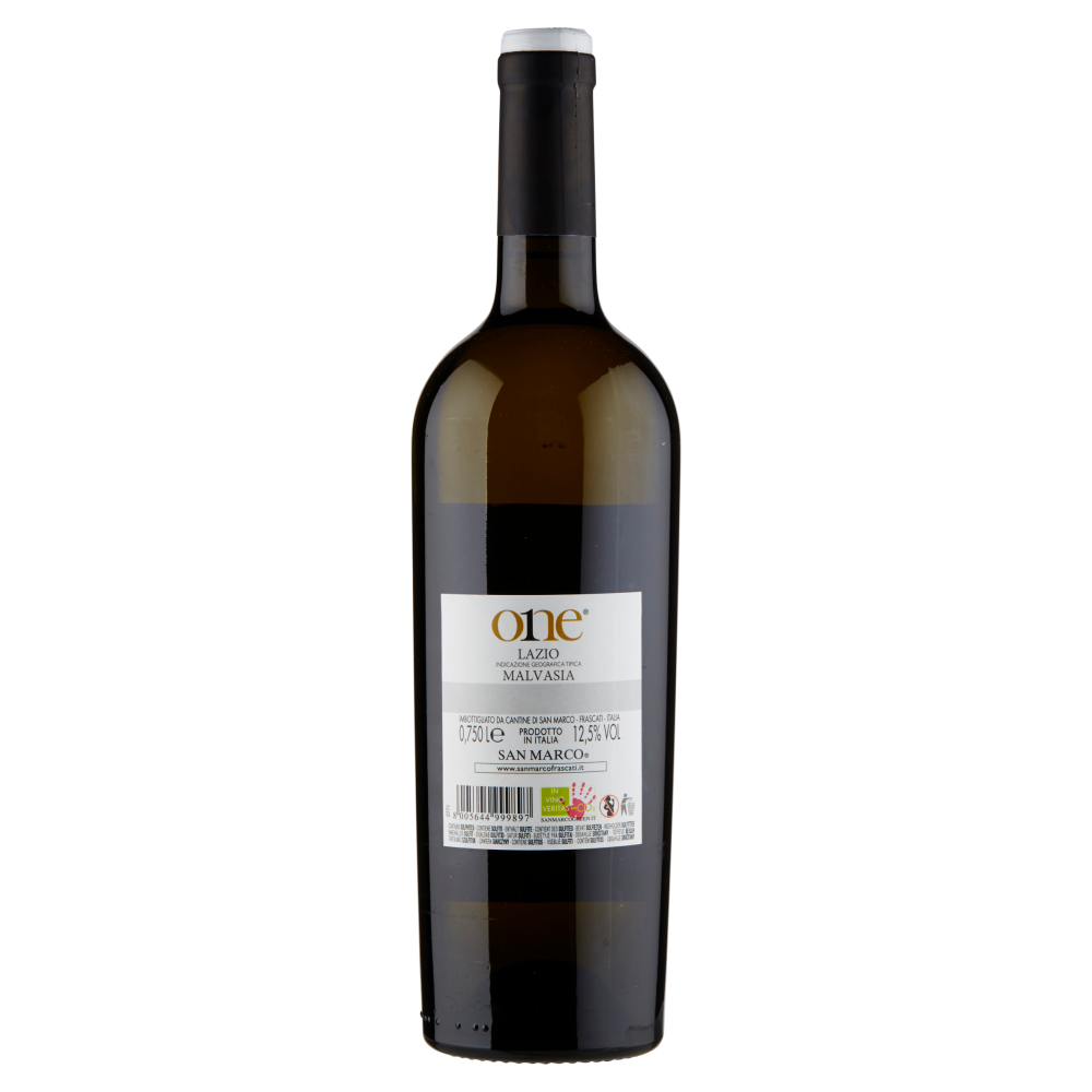 One Malvasia in purezza Lazio IGT 0,750 L