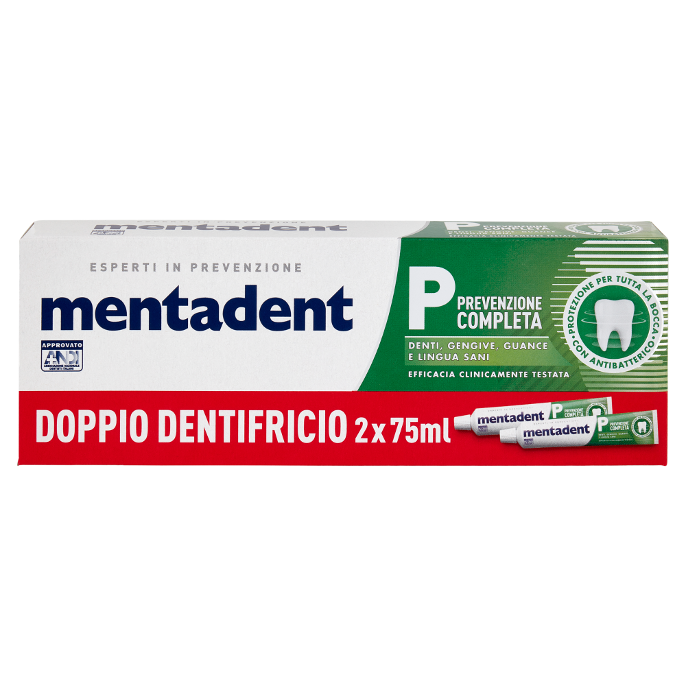 Mentadent P Prevenzione Completa 2 x 75 ml
