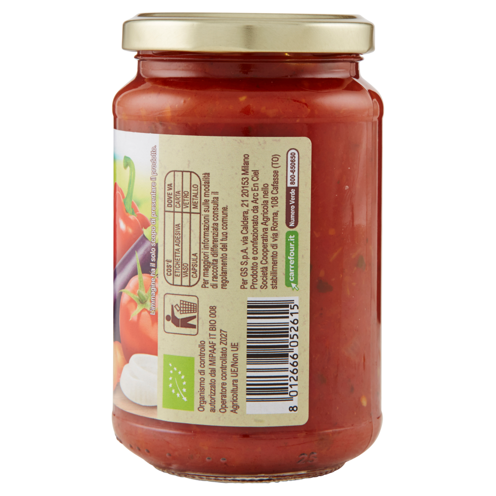 Carrefour Bio Sugo alle verdure 350 g