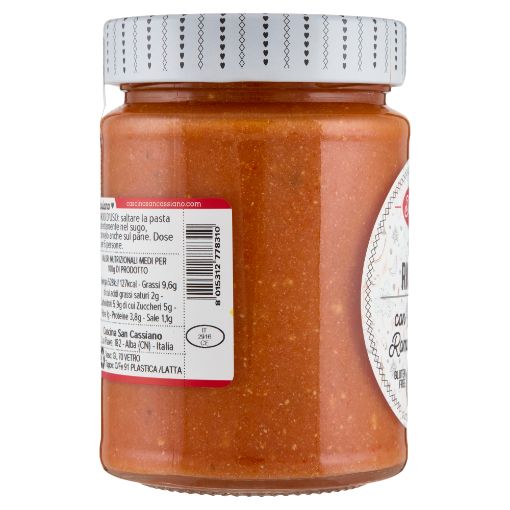 cascina San Cassiano La Dispensa Sugo Ricotta con Pecorino Romano DOP 290 g