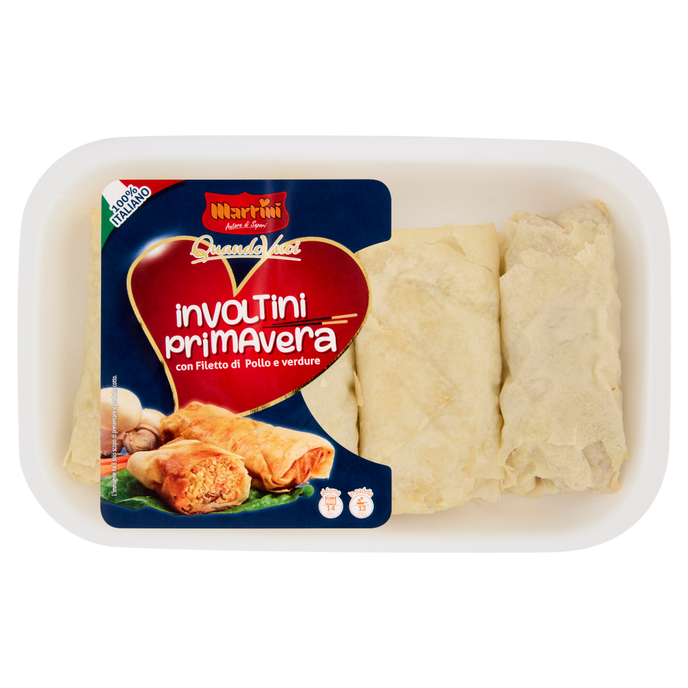 Martini QuandoVuoi involtini primavera con Filetto di Pollo e verdure 0,300 kg