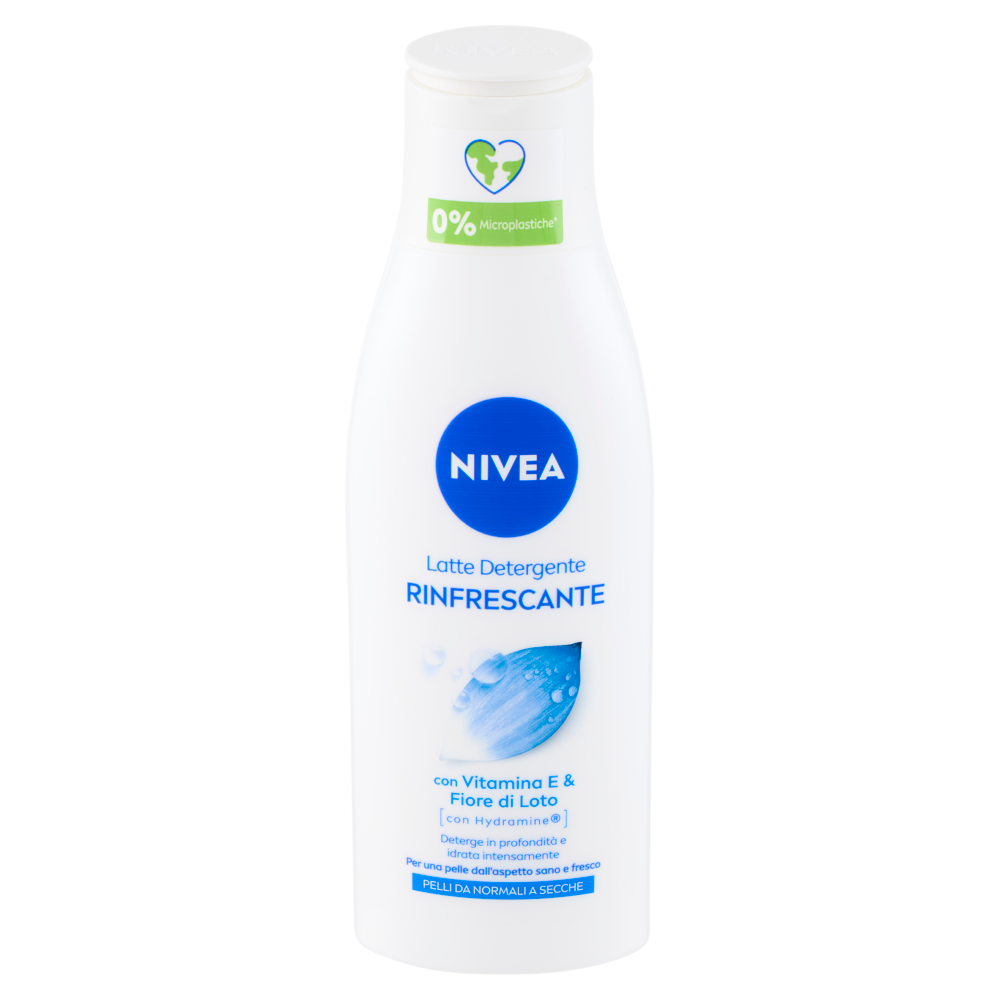 Nivea Latte Detergente Rinfrescante Pelli da Normali a Secche 200 ml