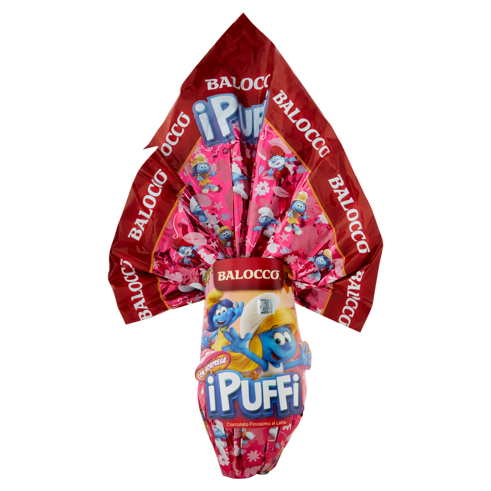 Balocco Uovo Cioccolato Finissimo al Latte i Puffi 150 g