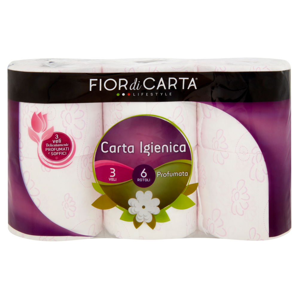 Fior di Carta Lifestyle Carta Igienica Profumata 3 Veli 6 pz