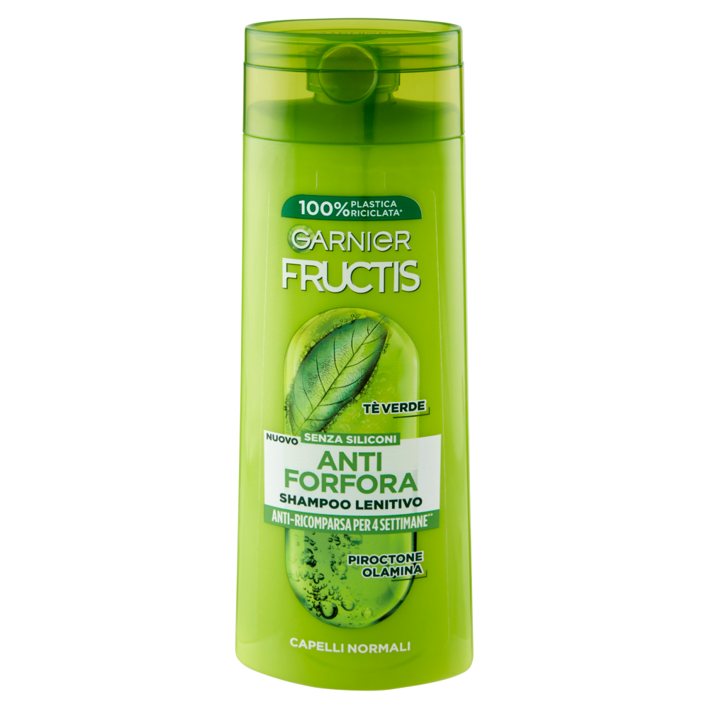 Garnier Fructis Shampoo Antiforfora lenitivo per capelli normali, 250 ml