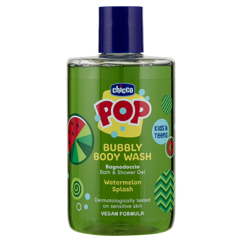 Chicco Pop Bubbly Body Wash Bagnodoccia Watermelon Splash 300 mL