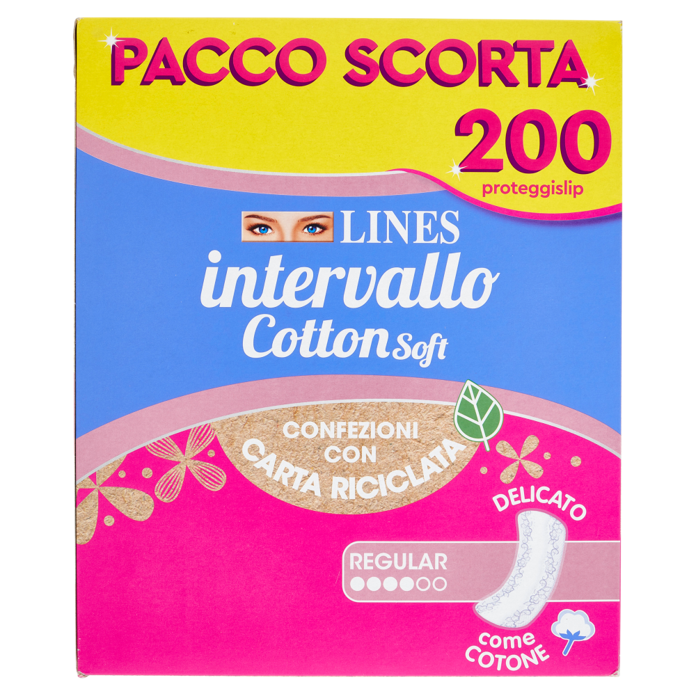 Lines intervallo Cotton Soft Regular 200 pz