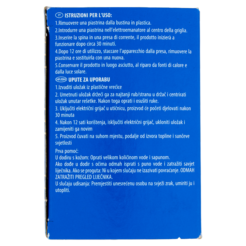 Raid Piastrine Antizanzare Comuni e Tigre, Azione prolungata, 1 Diffusore + 10 Piastrine Ricarica