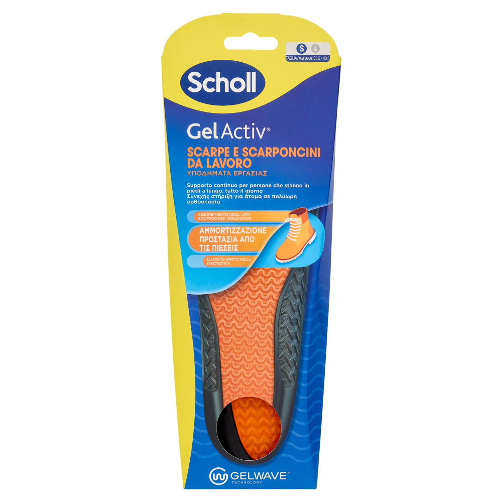 Scholl GelActiv Scarpe e Scarponcini da Lavoro S Taglia 35.5 - 40.5 1 Paio