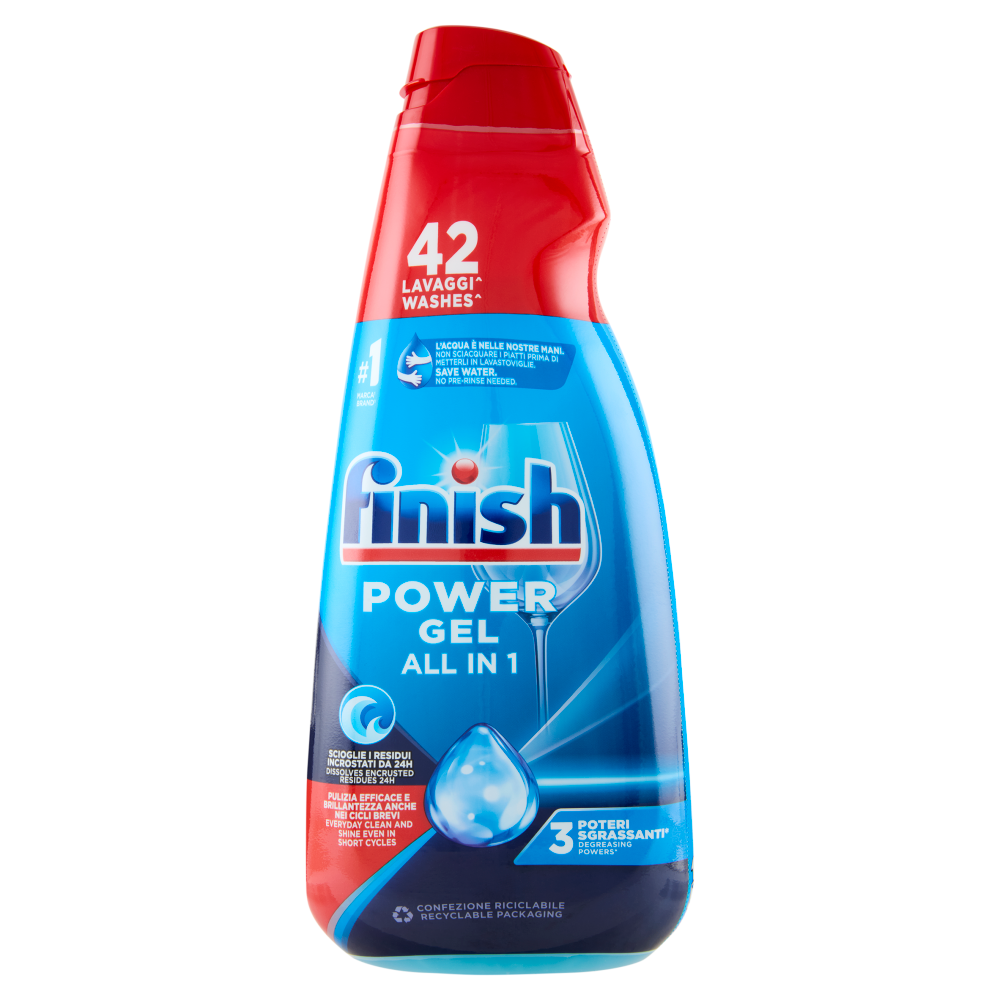 Finish Power Gel Fresh 42 lavaggi liquido lavastoviglie 940 ml