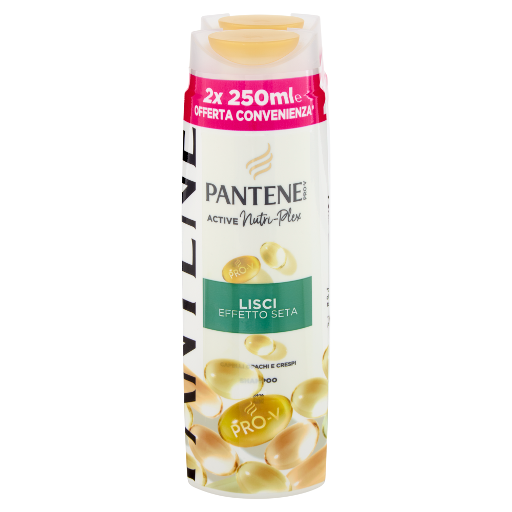 Pantene Pro-V Lisci Effetto Seta Shampoo Active Nutri-Plex 2 x 250 ml