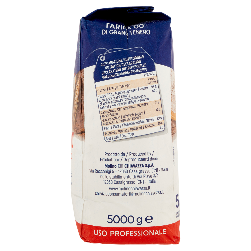 il Molino Chiavazza Farina "00" di Grano Tenero 5 kg