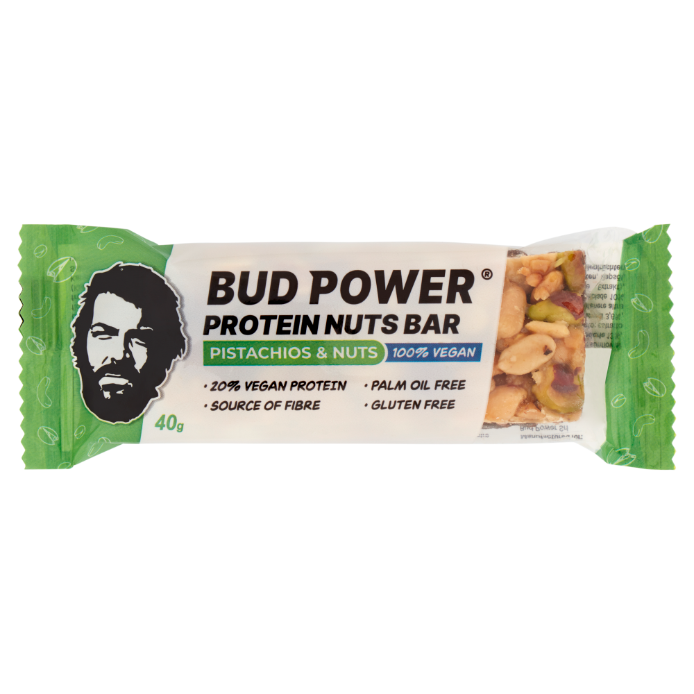 Bud Power Protein Nuts Bar Pistachios & Nuts 40 g