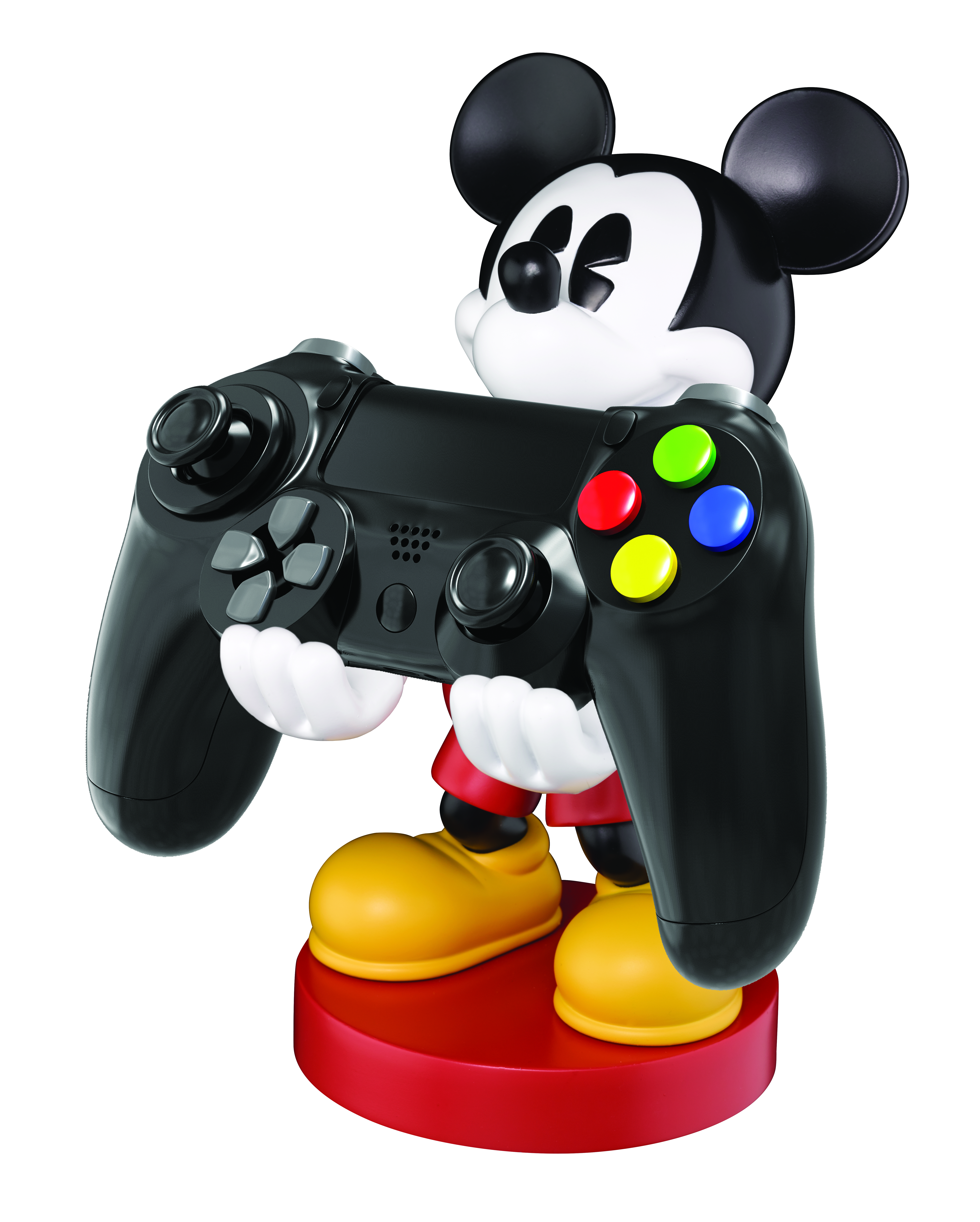 Exquisite Gaming Cable Guys Mickey Mouse Supporto passivo Controller per videogiochi, Telefono cellulare/smartphone Nero, Rosso, Bianco, Giallo