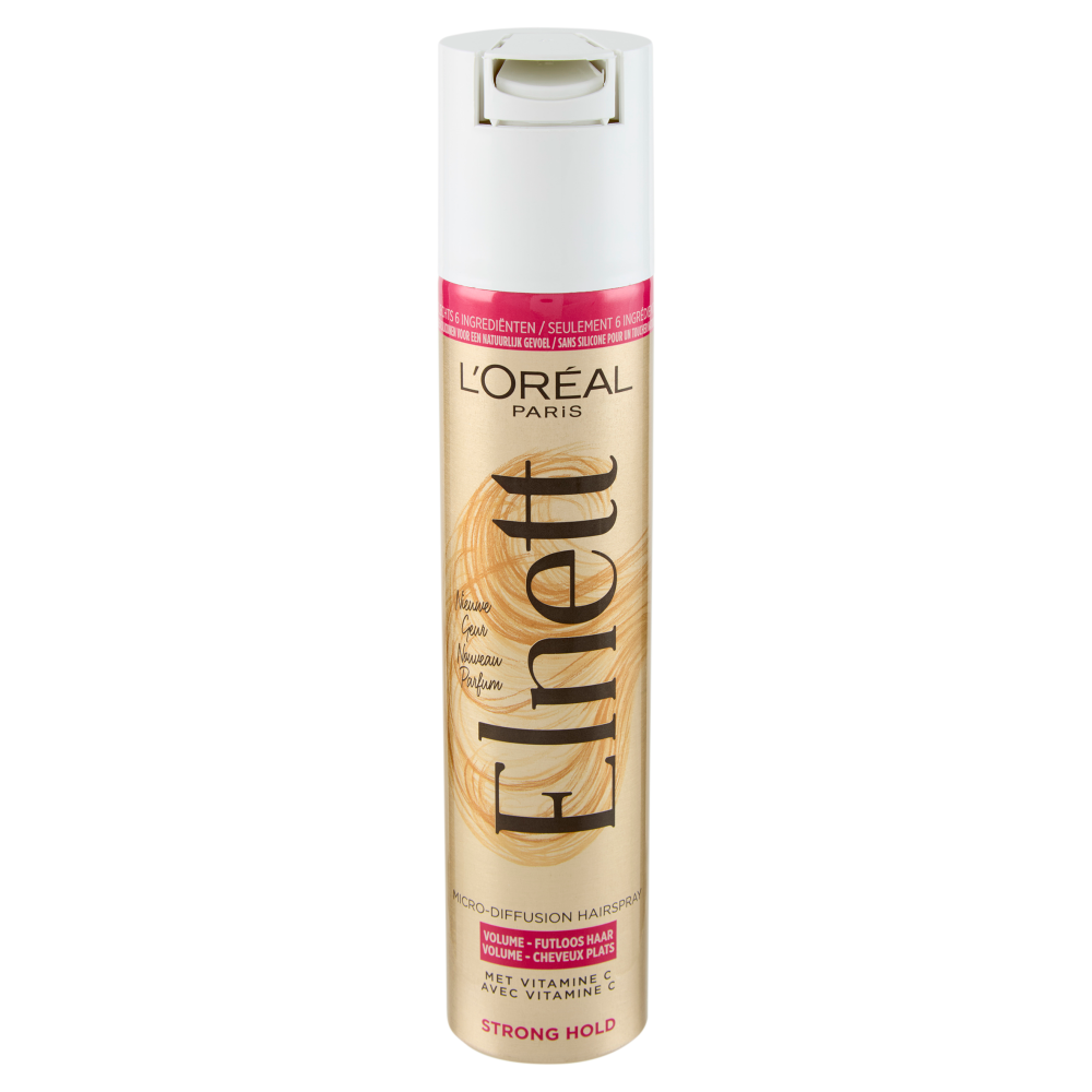 L'Oréal Paris Elnett Micro-Diffusion Hairspray Volume Strong Hold, 200 ml