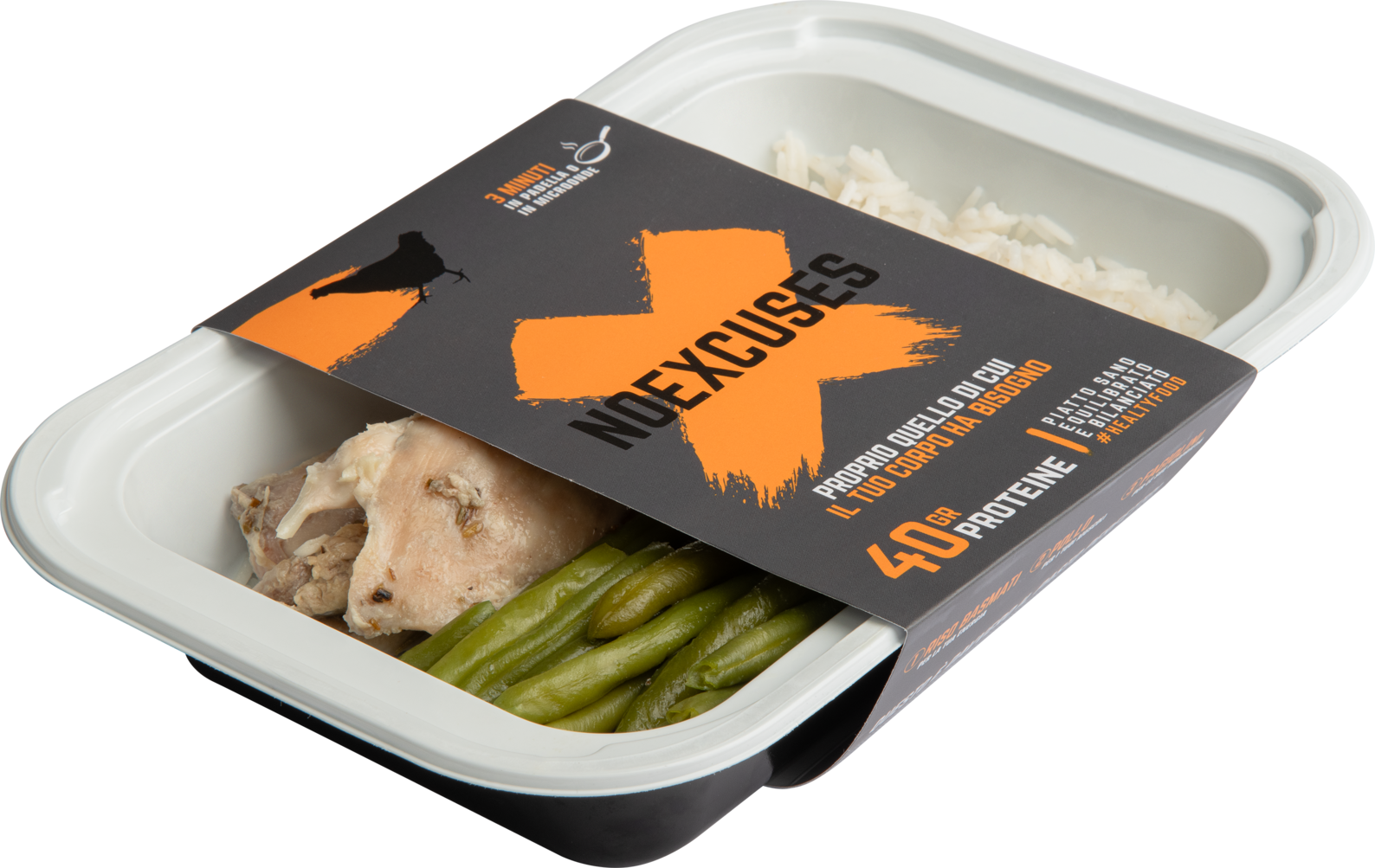 RISO BASMATI POLLO E FAGIOLINI