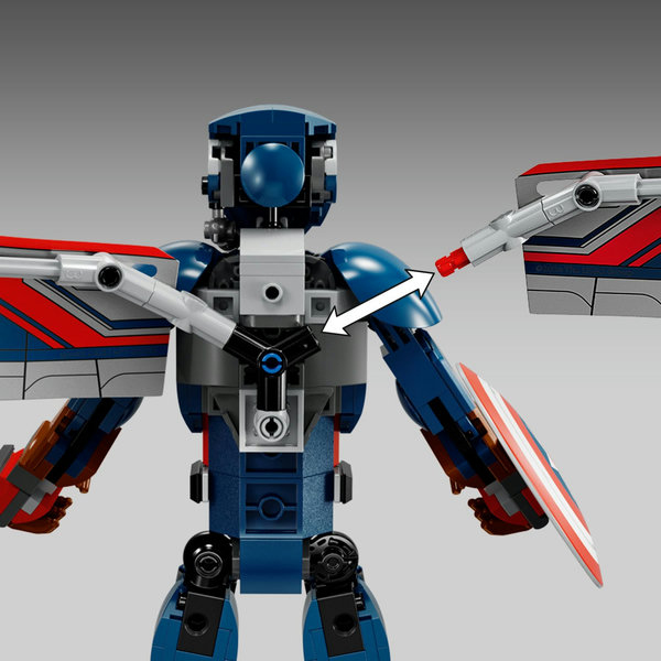 LEGO Nuovo personaggio costruibile di Captain America