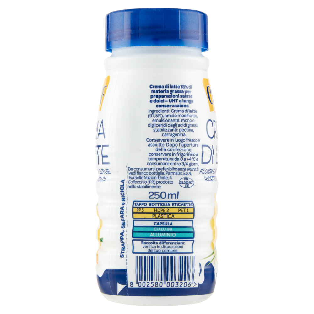 Chef Crema di Latte 250 ml