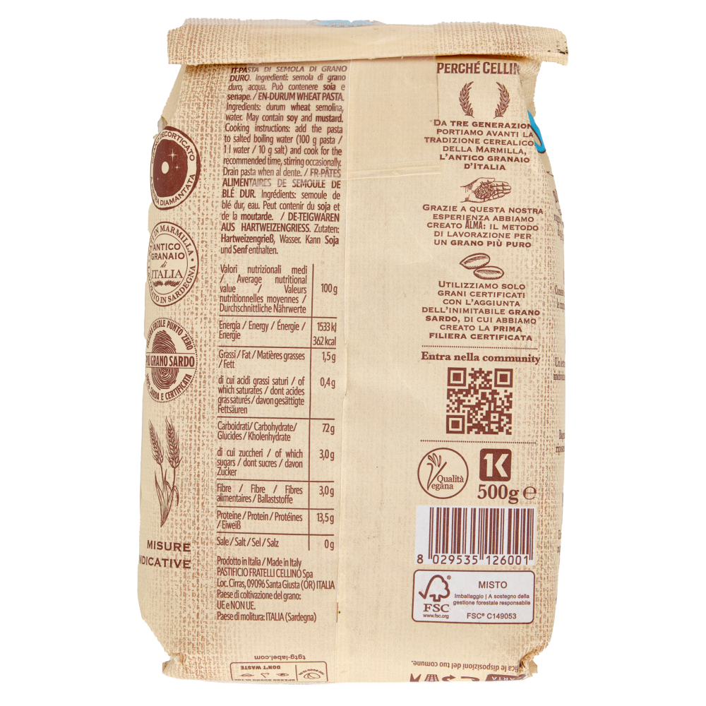 F.lli Cellino La Classica Ditalini Rigati N&deg;47 500 g