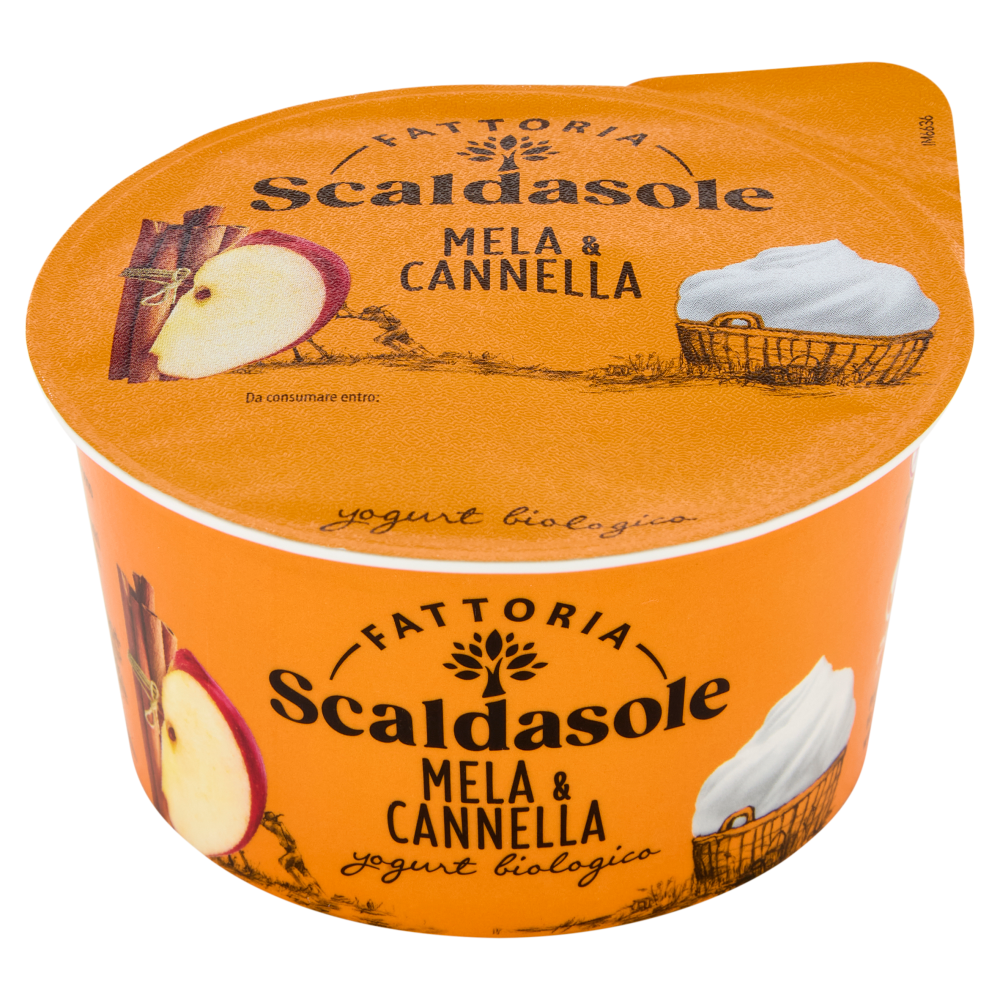 Fattoria Scaldasole Mela & Cannella yogurt biologico 135 g