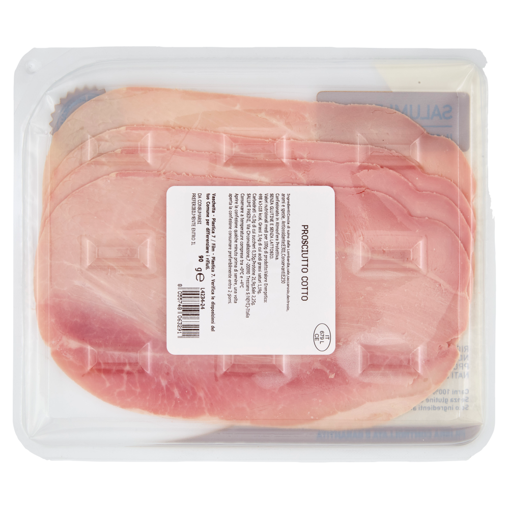 Salumi Pasini Prosciutto Cotto 90 g