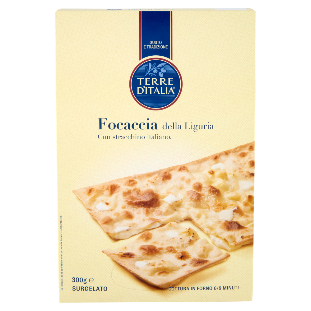 Terre d'Italia Focaccia della Liguria Surgelato 300 g