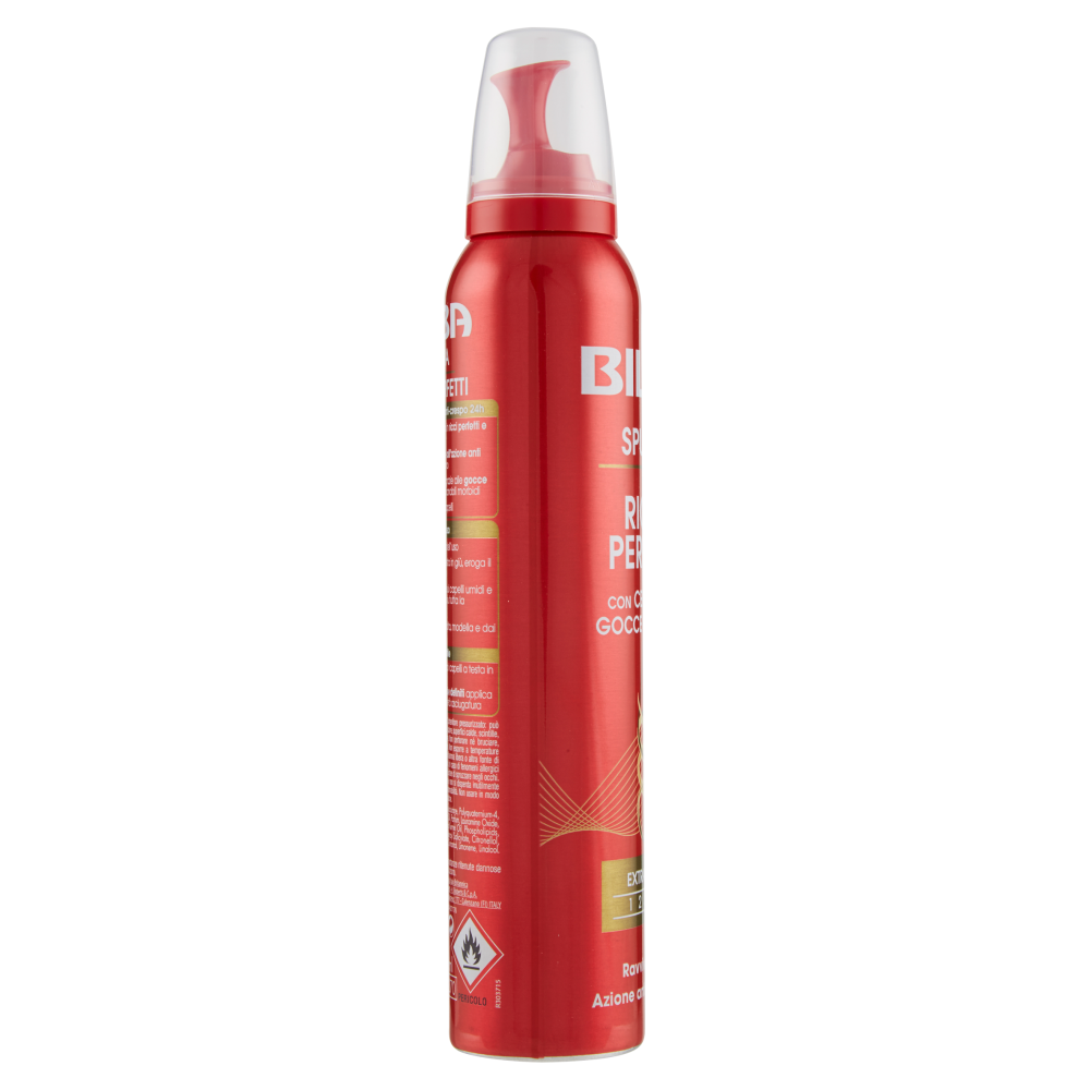 Bilba Spuma Ricci Perfetti con Ceramidi e Gocce d'Argan 200 ml