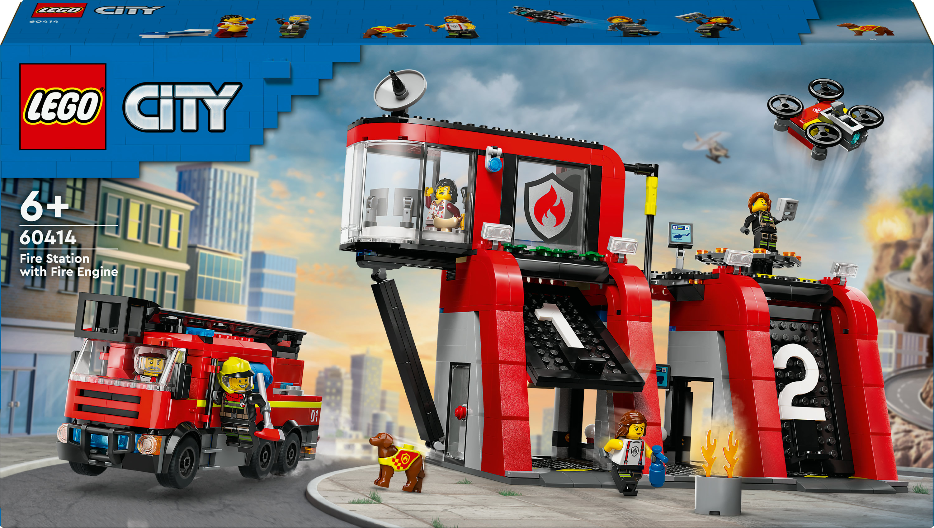 LEGO City Caserma dei pompieri e autopompa