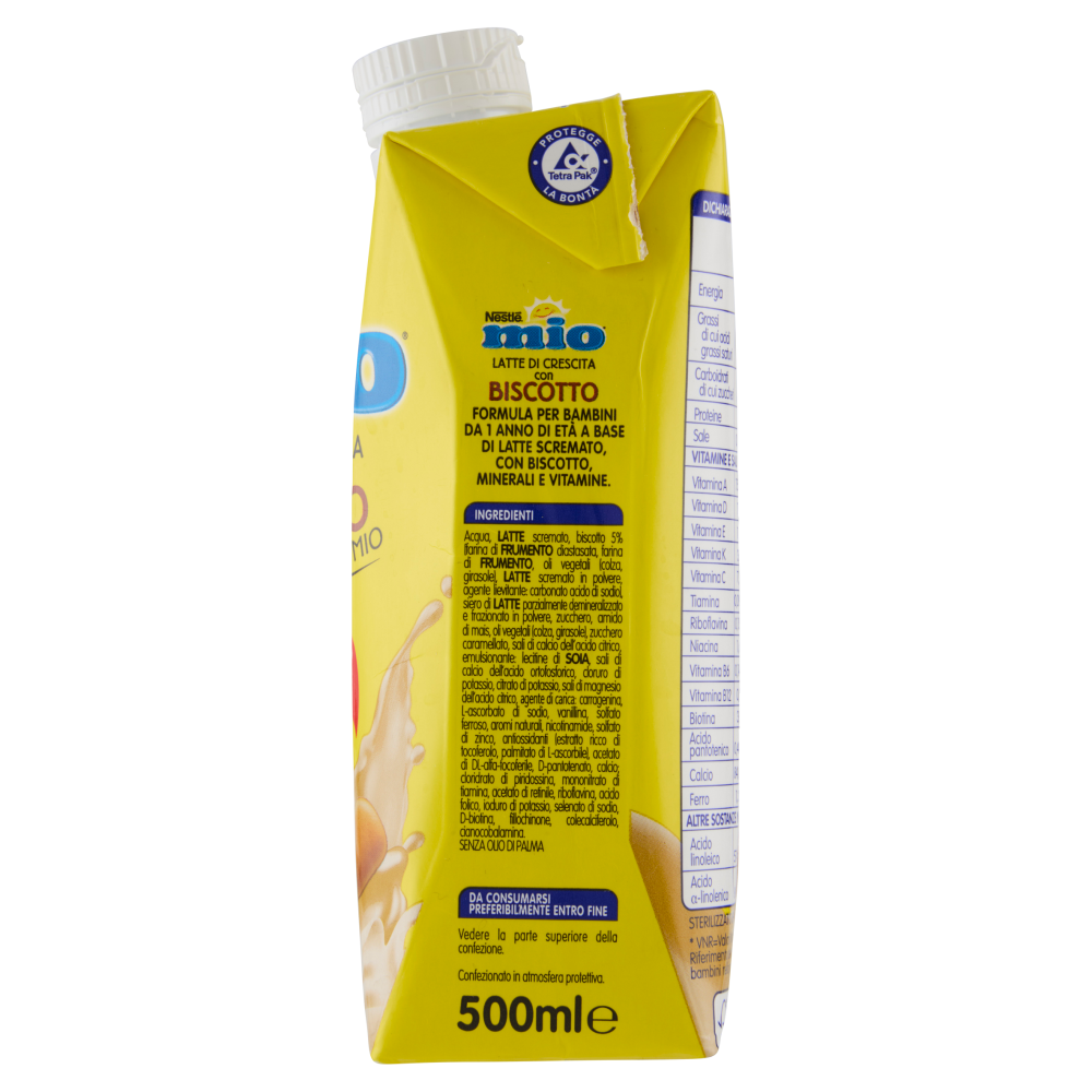 NESTLÉ MIO Latte di Crescita con Biscotto Liquido Brick 500ml