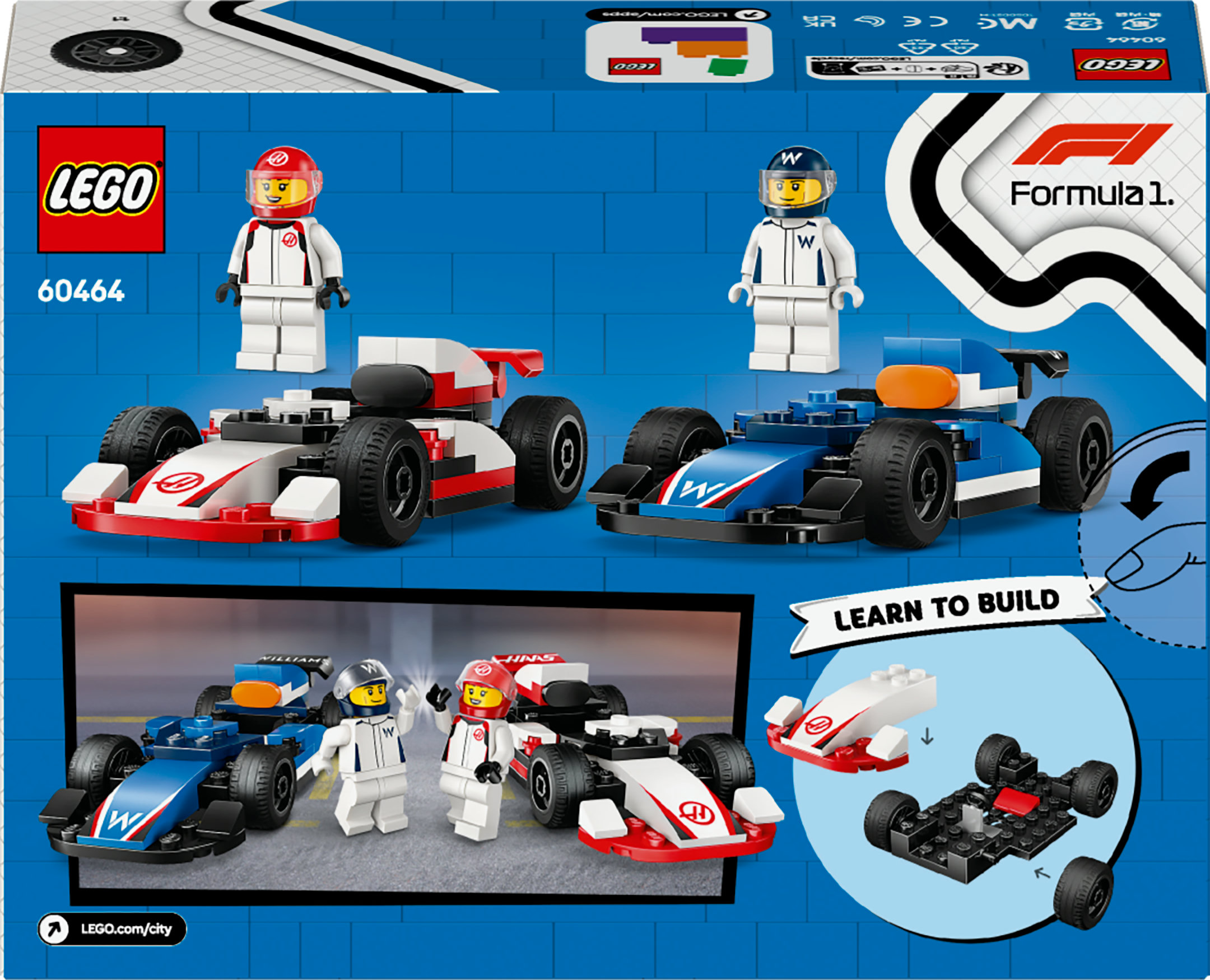 LEGO City Monoposto Williams Racing e Haas F1®