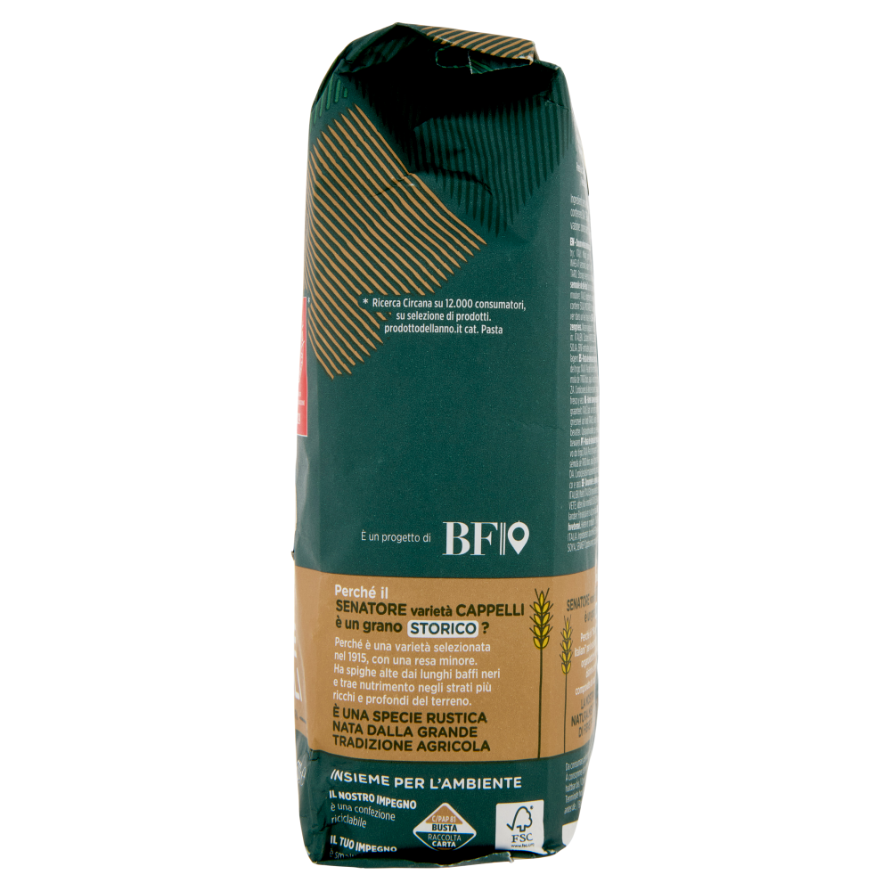 Le Stagioni d'Italia Senatore varietà Cappelli Penne Rigate 500 g
