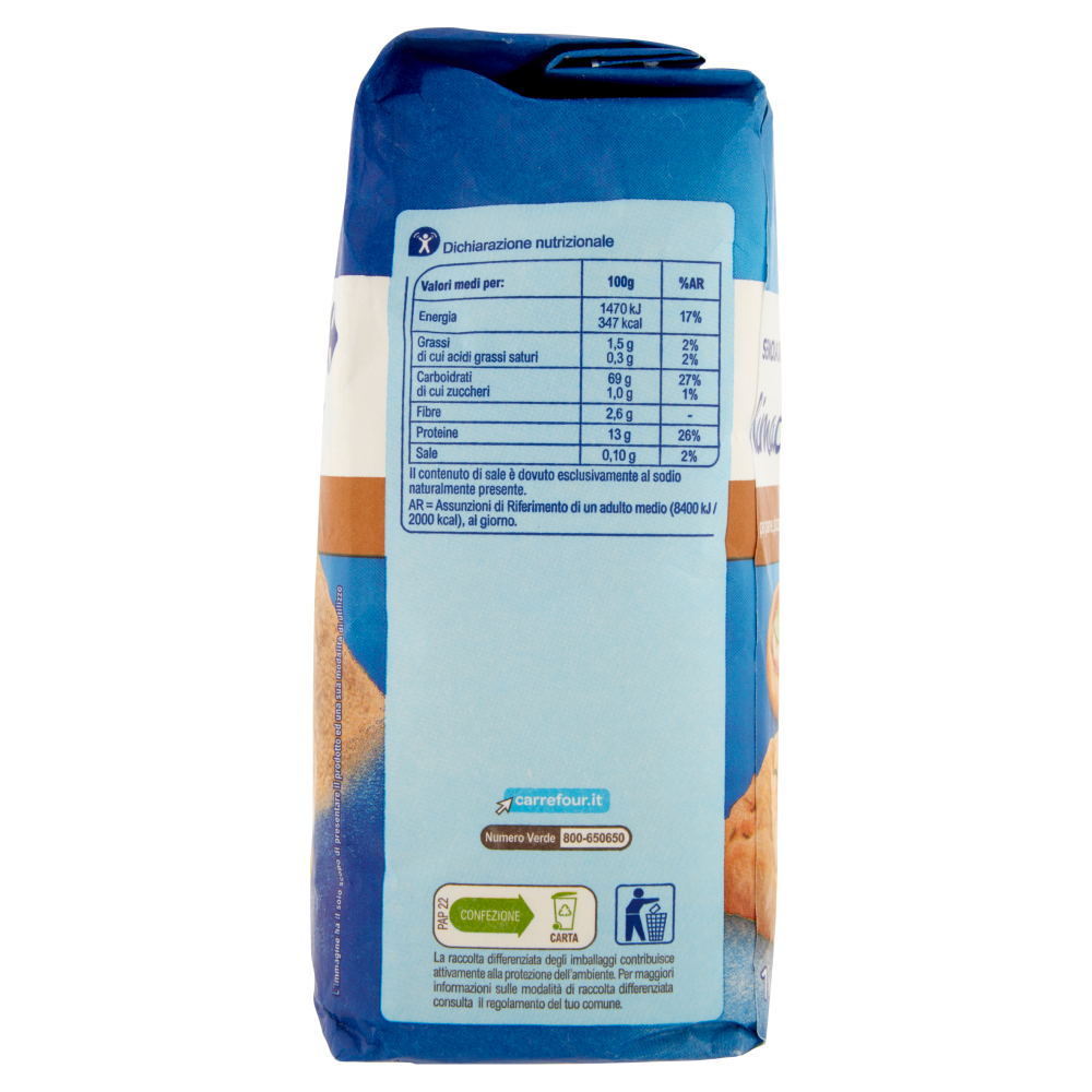 Carrefour Semola di Grano Duro Rimacinata 1 kg