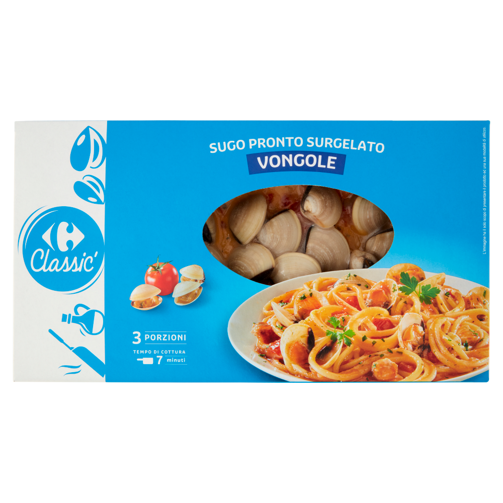 Carrefour Classic Sugo Pronto Surgelato Vongole 400 g