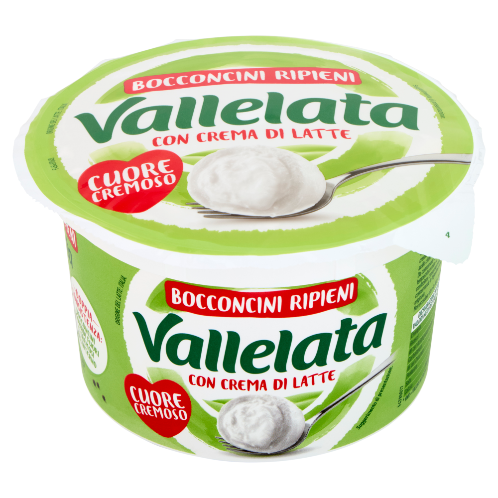 Vallelata Bocconcini Ripieni con Crema di Latte 180 g
