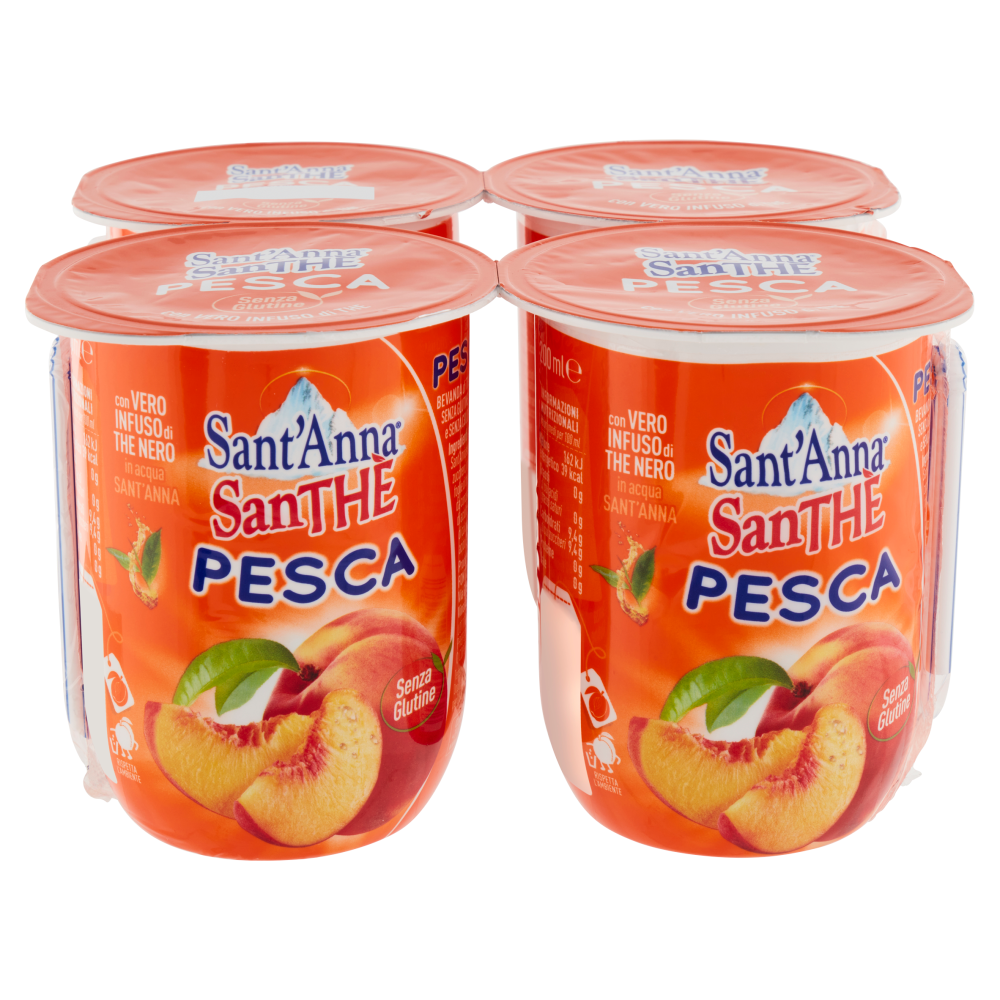SanThè Sant'Anna Pesca 4 x 200 ml