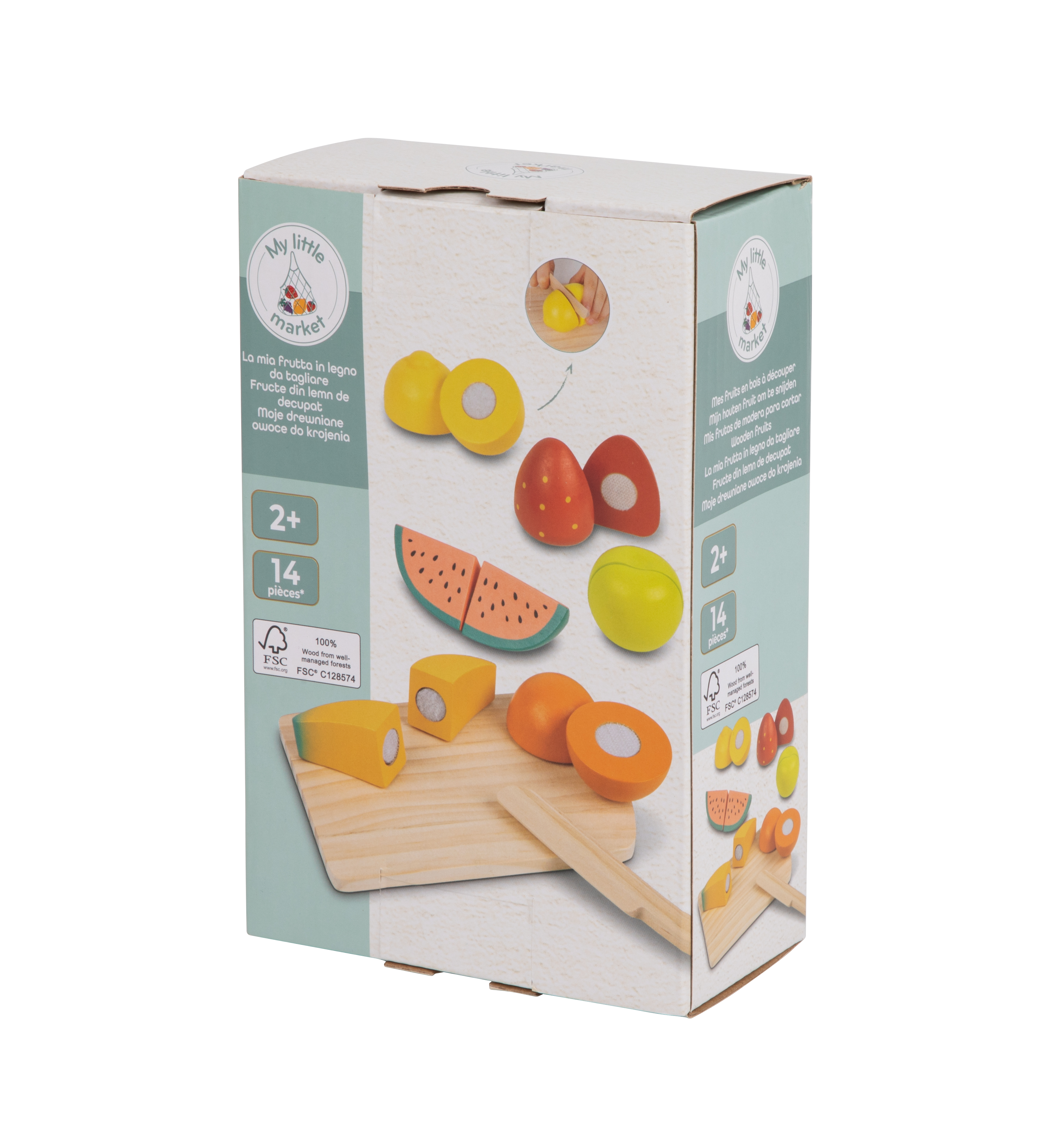 Carrefour My Little Market Set Taglia Cibo 2 Asst FSC 100%