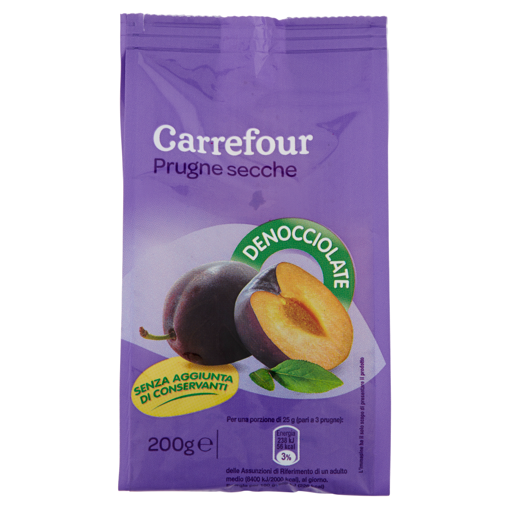 Carrefour Prugne secche Denocciolate 200 g