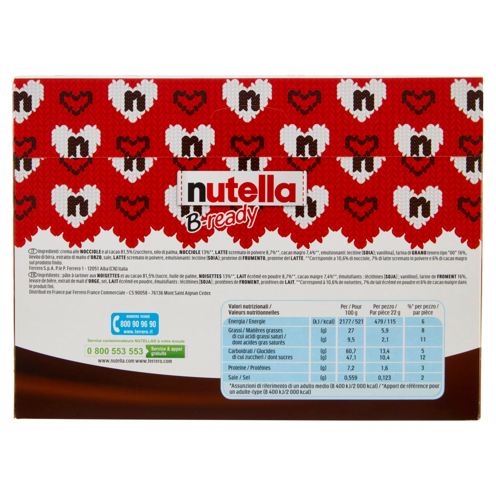 nutella B-ready 10 x 22 g