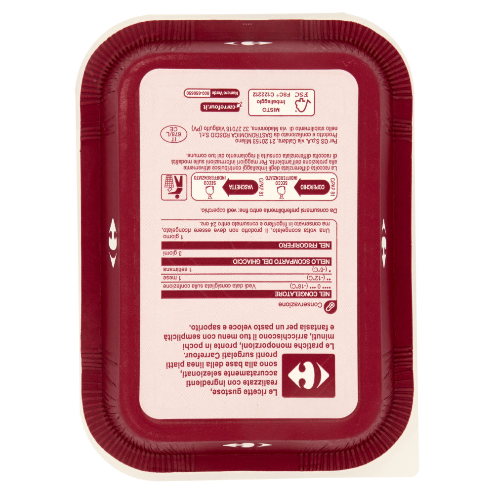 Carrefour Tortellini Panna e Prosciutto Surgelati 300 g