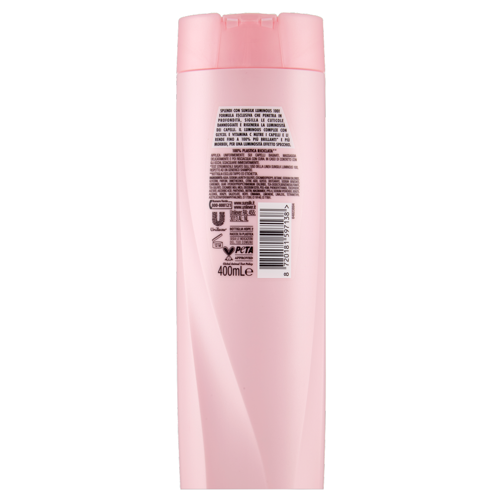 sunsilk Luminous 100 Shampoo 400 mL
