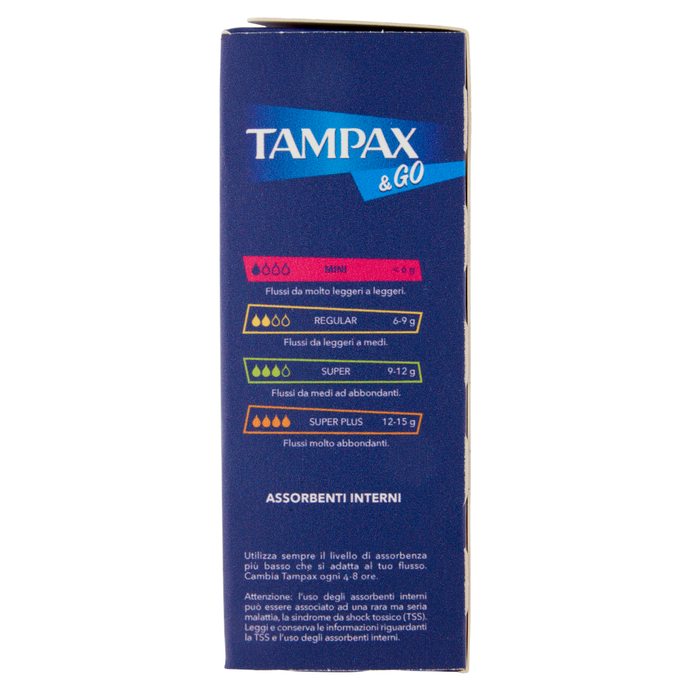 Tampax & Go Mini 18 pz