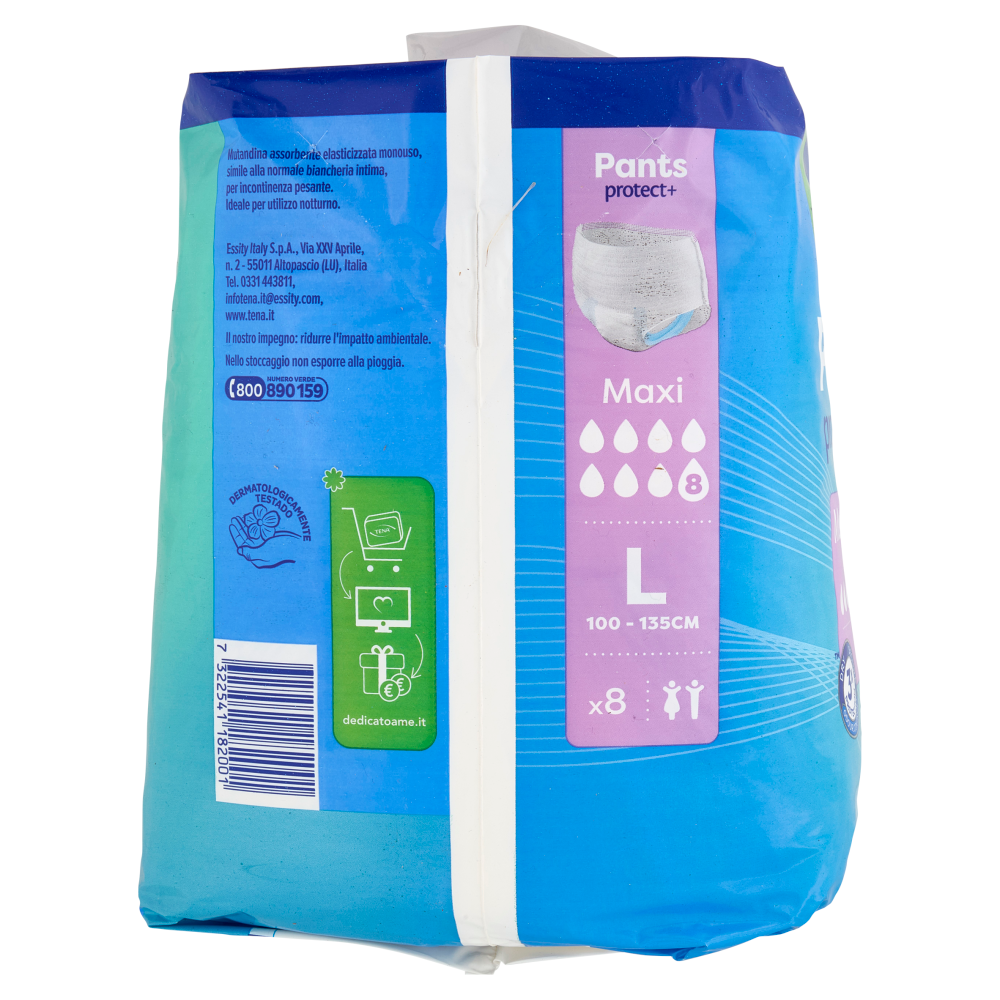 Tena Pants protect+ Maxi L 8 pz