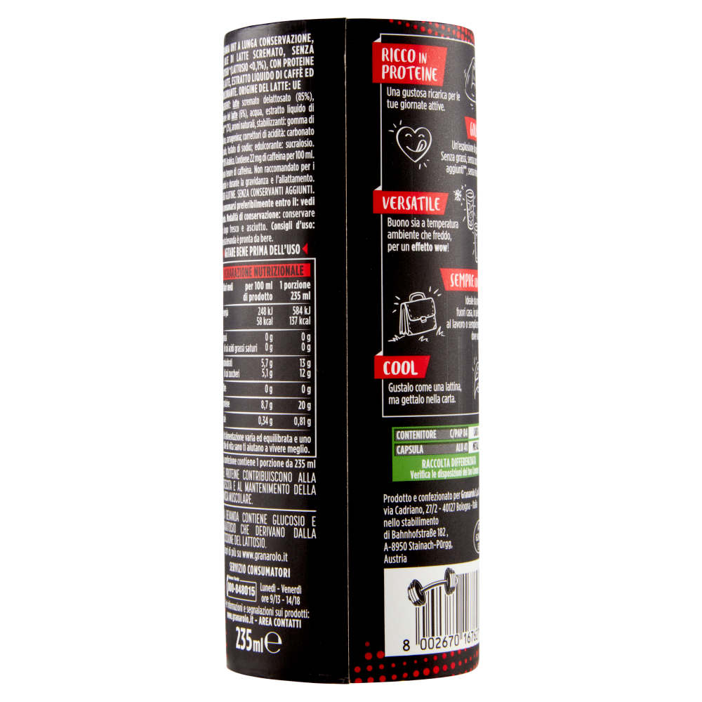 Granarolo Benessere High Protein Milkshake Gusto Arabica Coffee Twist 235 ml