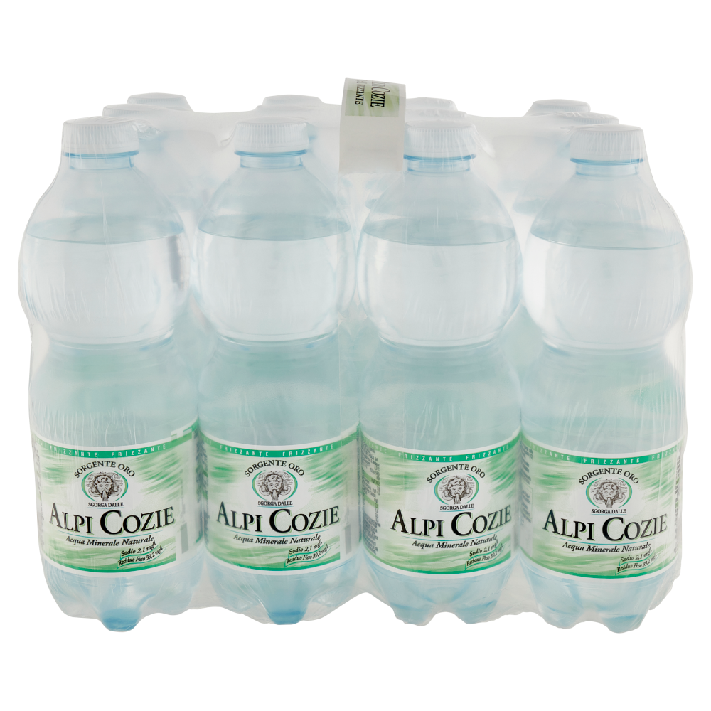 Alpi Cozie Sorgente Oro Frizzante 6 x 0,5 L