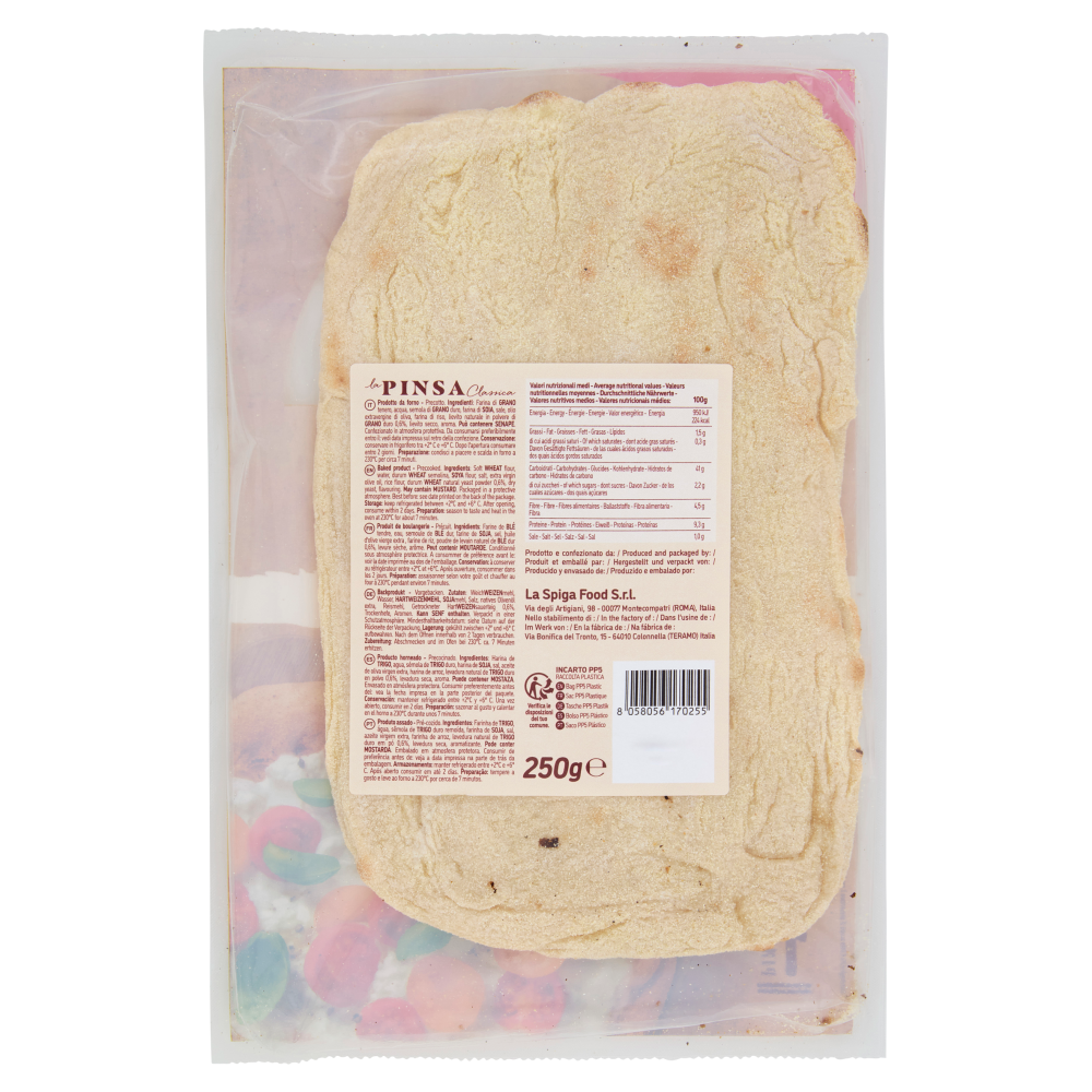 Rusticana la Pinsa Scottata in Forno a Legna 250 g
