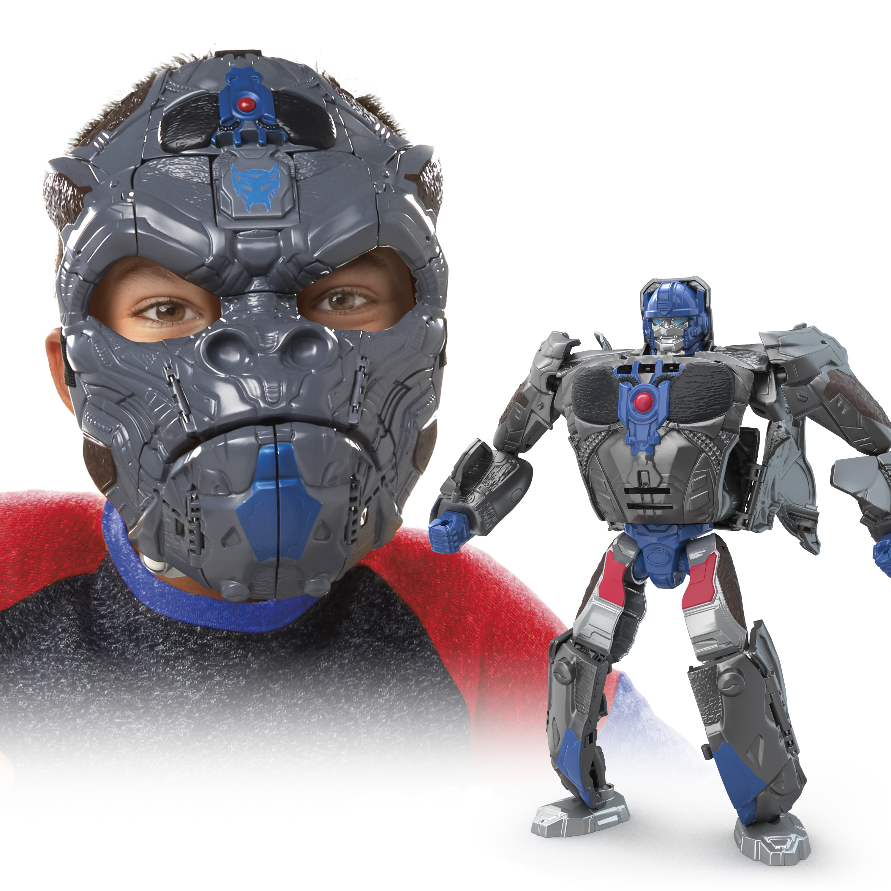 Transformers : Il Risveglio, maschera 2 in 1 di Optimus Primal